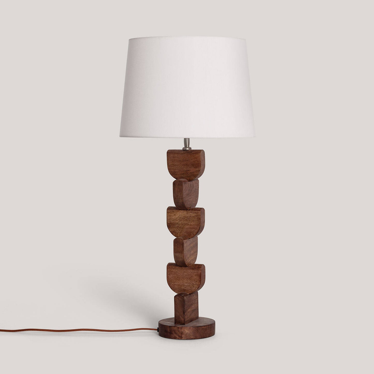 Lámpara de Mesa Madera Dagmar ILUZZIA
