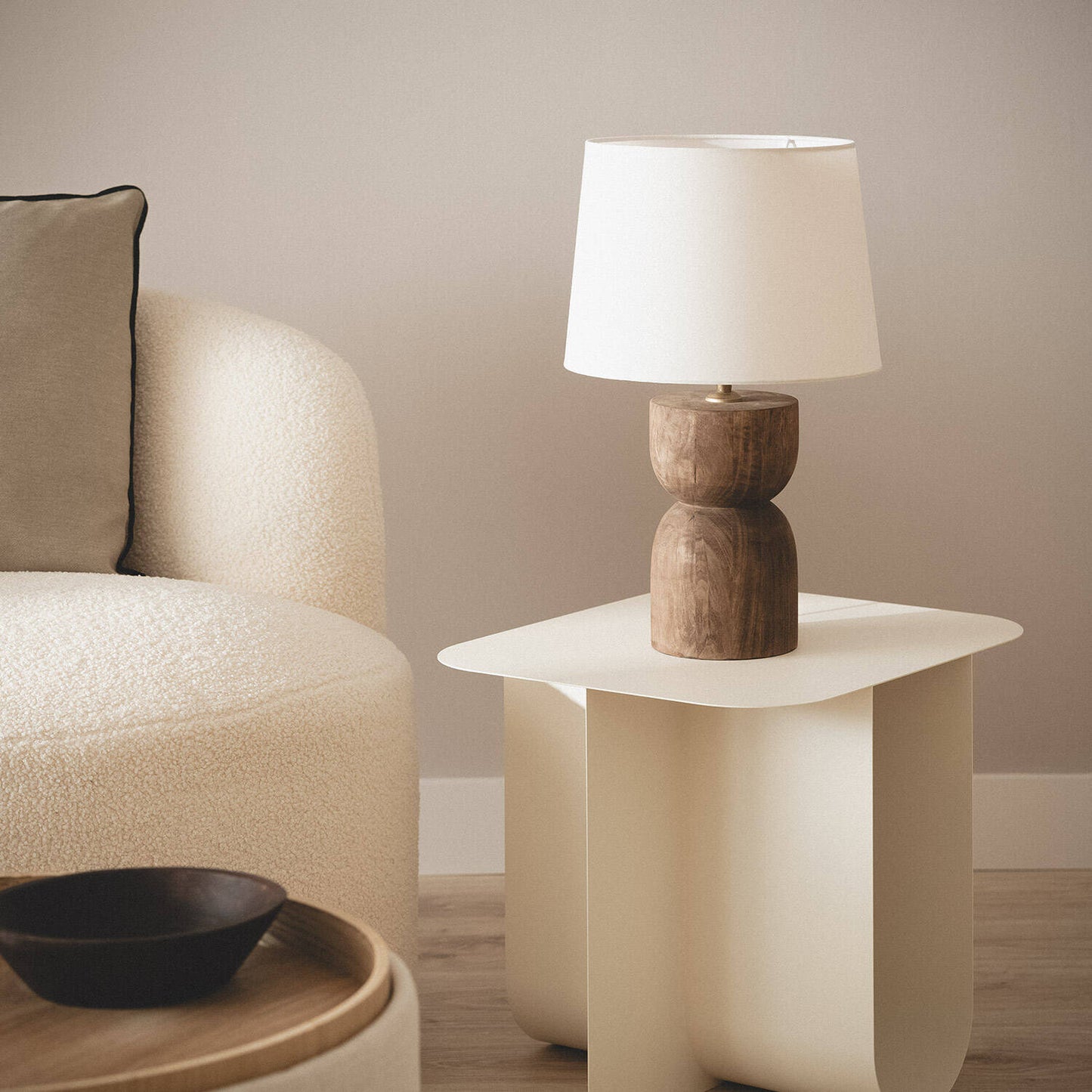 Lámpara de Mesa Madera Dallas