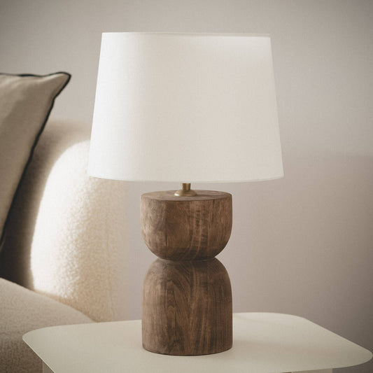 Lámpara de Mesa Madera Dallas