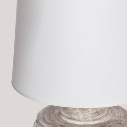 Lámpara de Mesa Madera Kunt Divya ILUZZIA