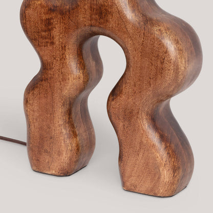 Lámpara de Mesa Madera Hunar I ILUZZIA