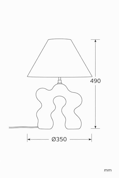 Lámpara de Mesa Madera Hunar I ILUZZIA