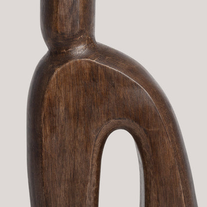 Lámpara de Mesa Madera Hunar III ILUZZIA