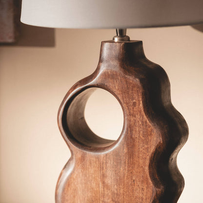 Lámpara de Mesa Madera Hunar V ILUZZIA