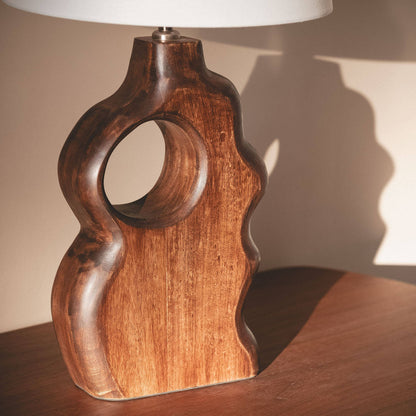 Lámpara de Mesa Madera Hunar V ILUZZIA