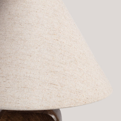 Lámpara de Mesa Madera Ishana ILUZZIA