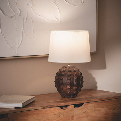 Lámpara de Mesa Madera Samesh II ILUZZIA