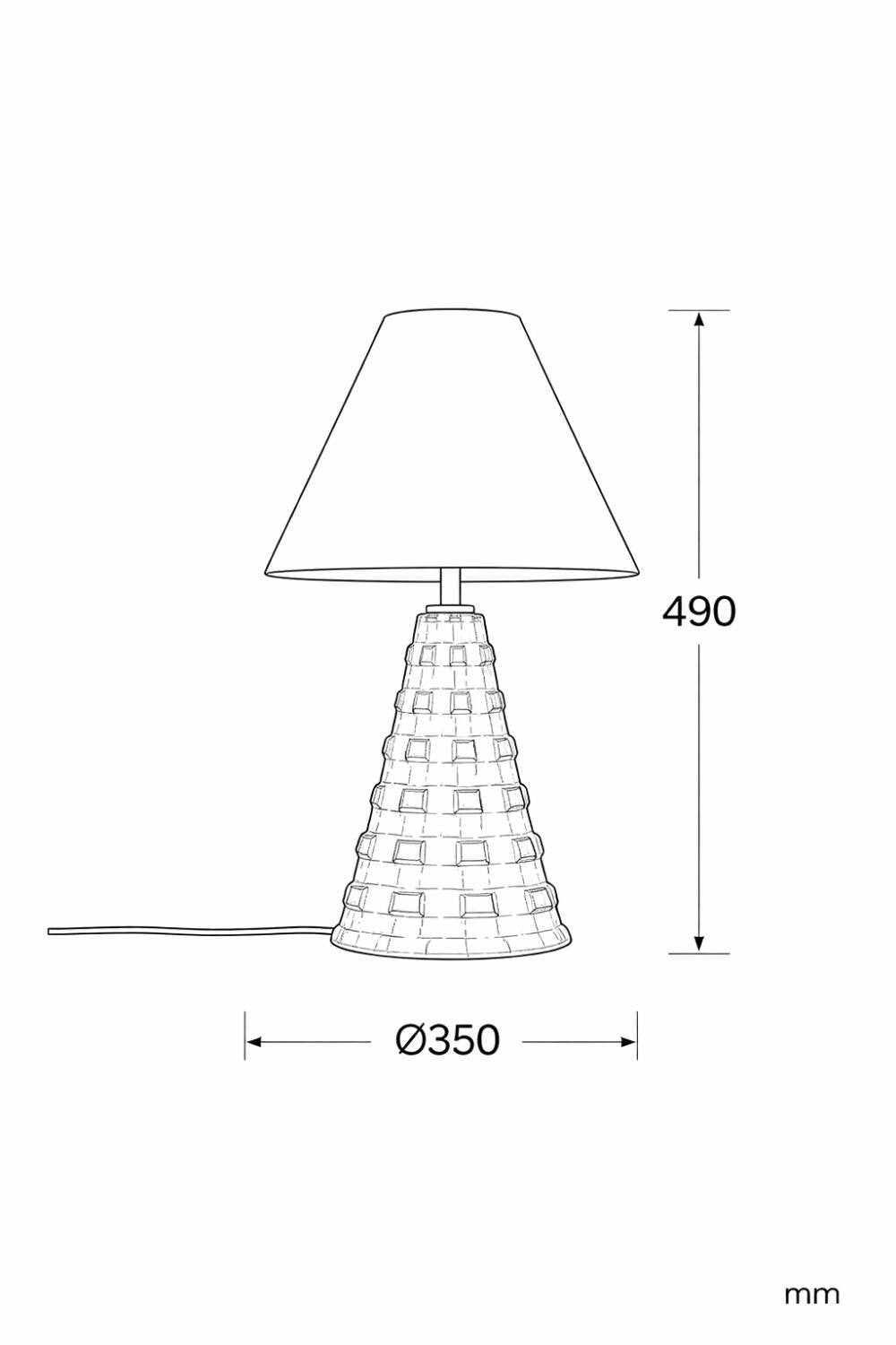 Lámpara de Mesa Madera Samesh ILUZZIA