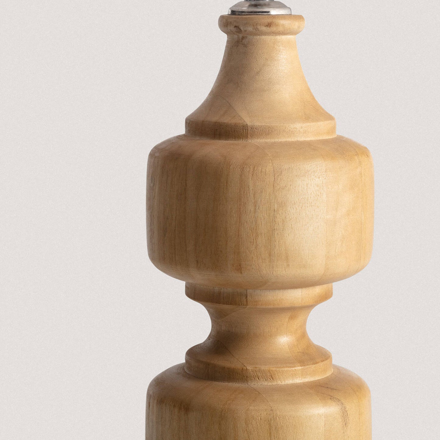 Lámpara de Mesa Madera Sansa ILUZZIA