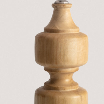 Lámpara de Mesa Madera Sansa ILUZZIA