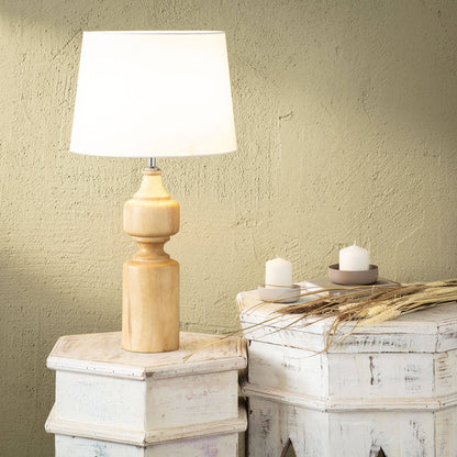 Lámpara de Mesa Madera Sansa ILUZZIA