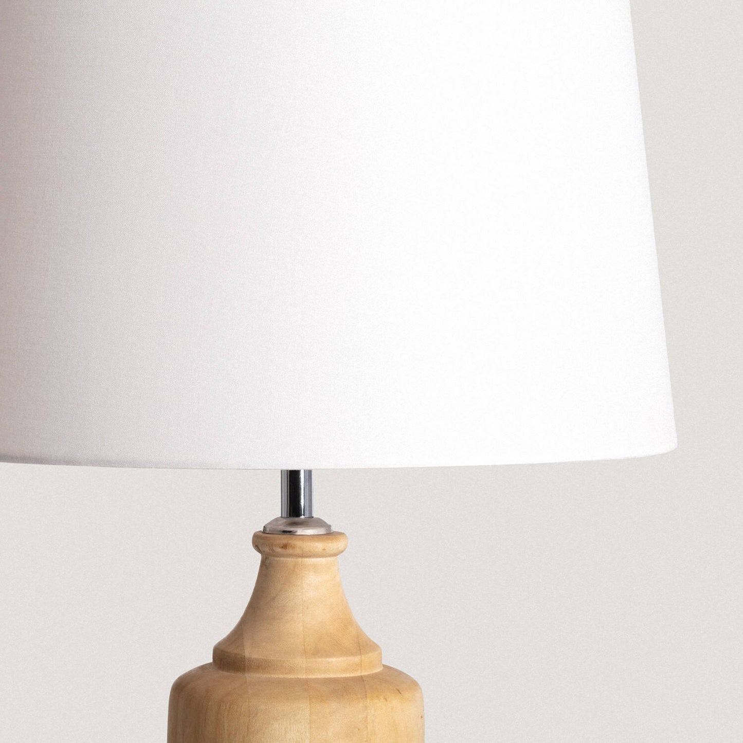 Lámpara de Mesa Madera Sansa ILUZZIA