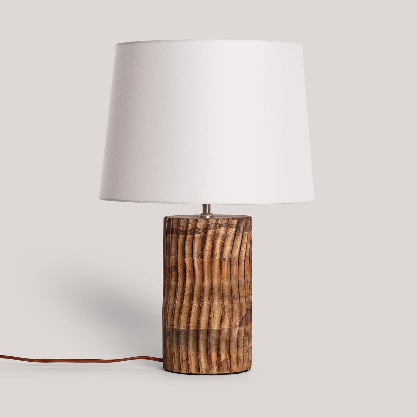Lámpara de Mesa Madera Shruti ILUZZIA