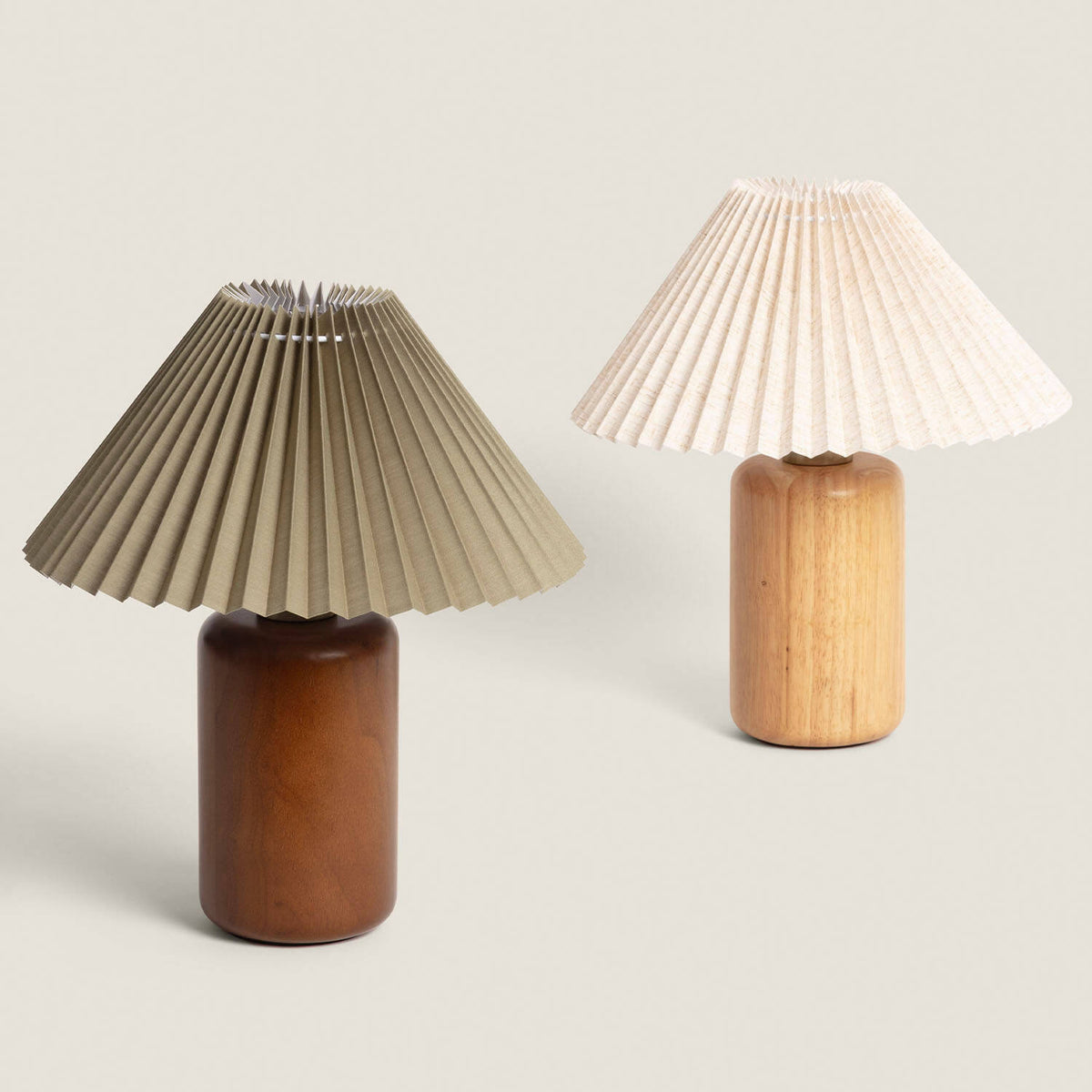 Lámpara de Mesa Madera Silene