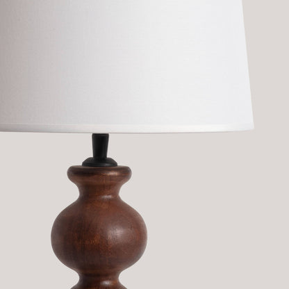 Lámpara de Mesa Madera Zeda Stuvan