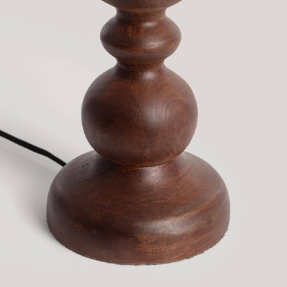 Lámpara de Mesa Madera Zeda Stuvan