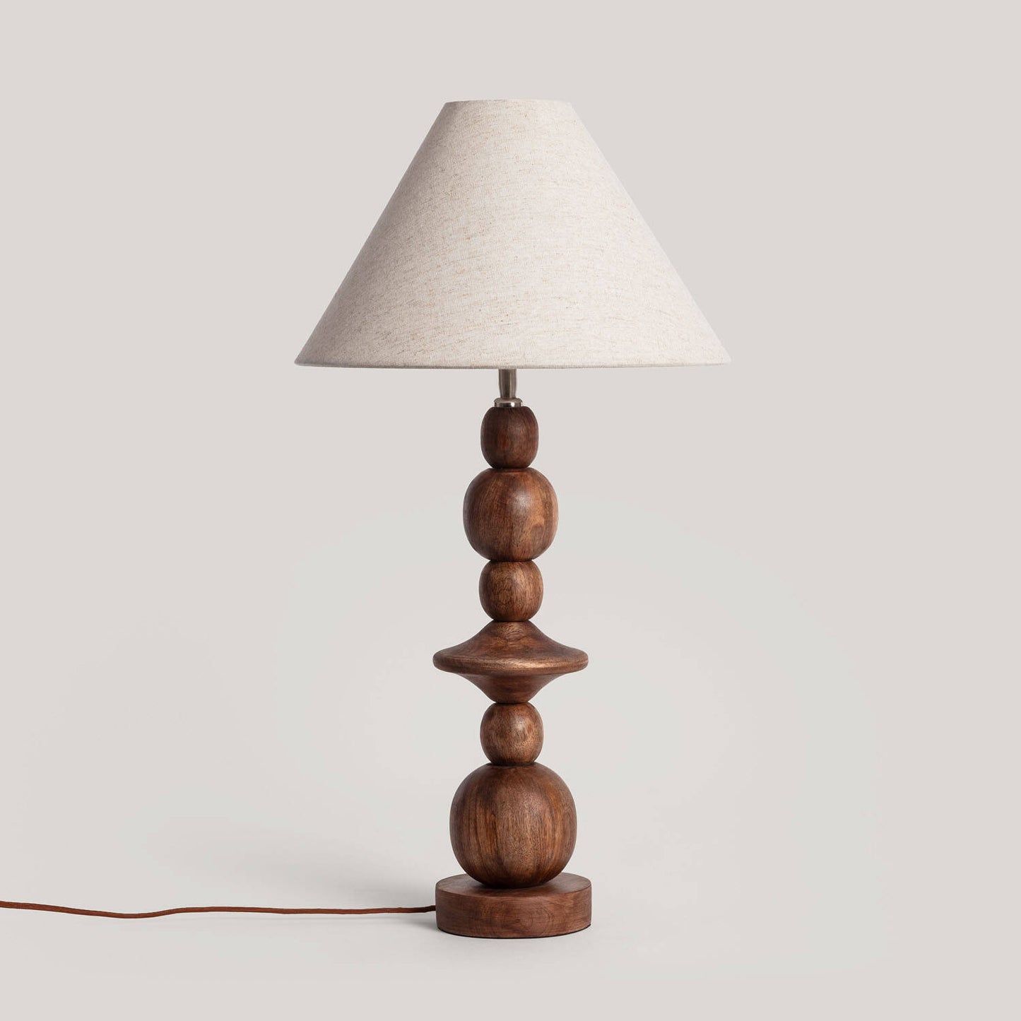 Lámpara de Mesa Madera Tanish ILUZZIA