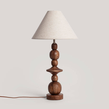Lámpara de Mesa Madera Tanish ILUZZIA
