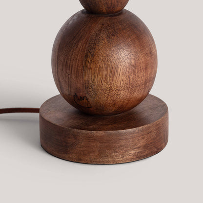 Lámpara de Mesa Madera Tanish ILUZZIA