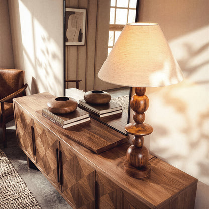 Lámpara de Mesa Madera Tanish ILUZZIA