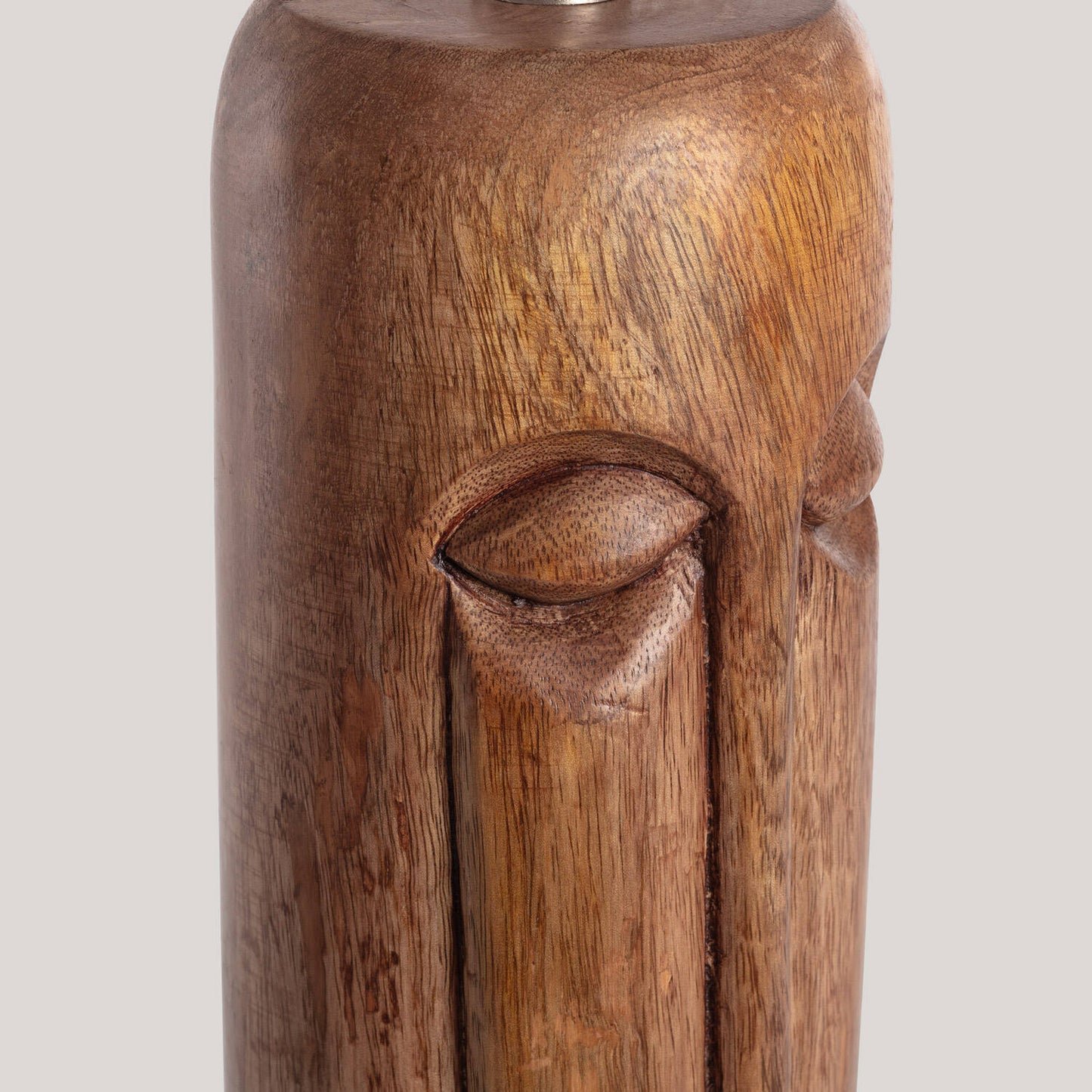 Lámpara de Mesa Madera Tótem ILUZZIA