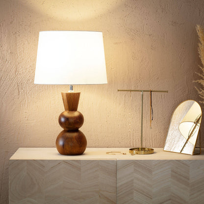 Lámpara de Mesa Madera Vinda ILUZZIA
