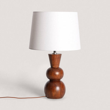 Lámpara de Mesa Madera Vinda ILUZZIA