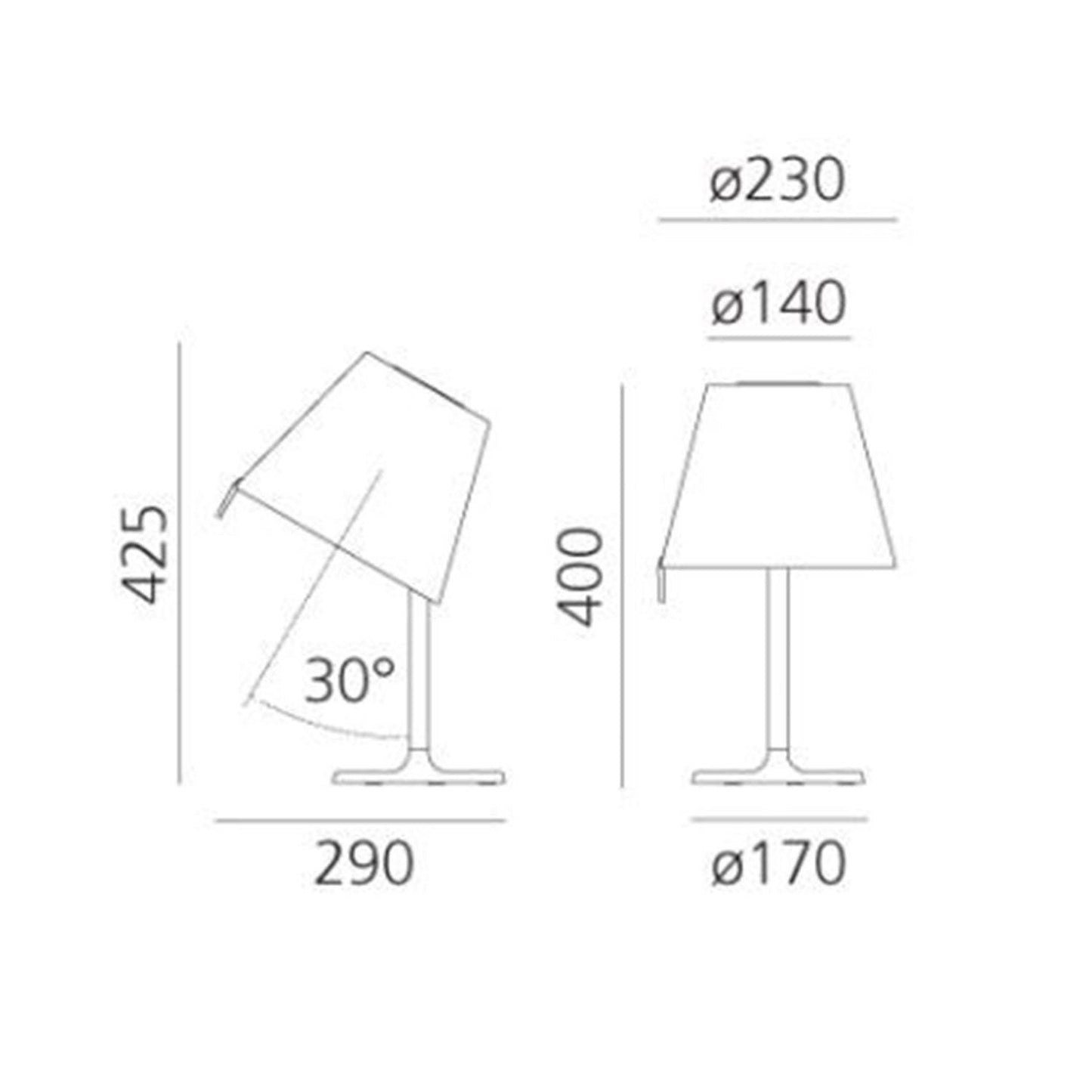 Lámpara de Mesa Melampo Notte ARTEMIDE