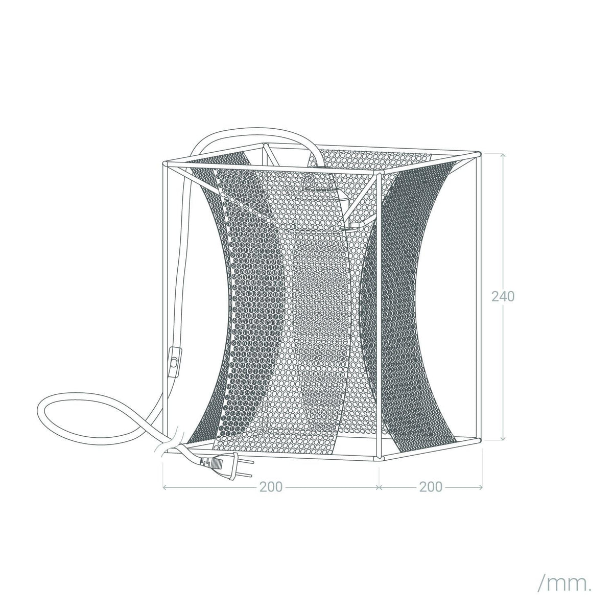 Lámpara de Mesa Metal Auro