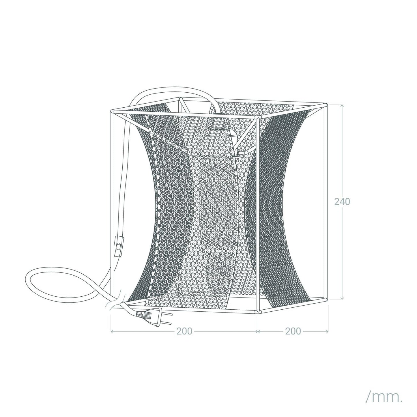 Lámpara de Mesa Metal Auro