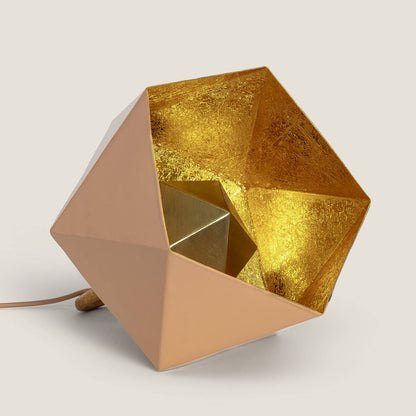 Lámpara de Mesa Metal Gold Elia