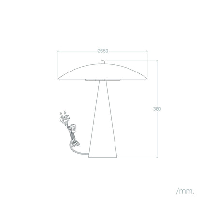 Lámpara de Mesa Metal Irmah