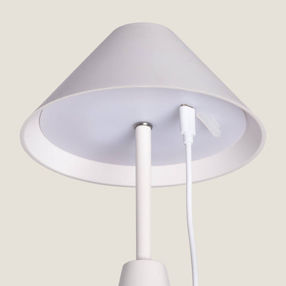 Lámpara de Mesa LED Portátil para Exterior Metal con Batería Recargable Chamle