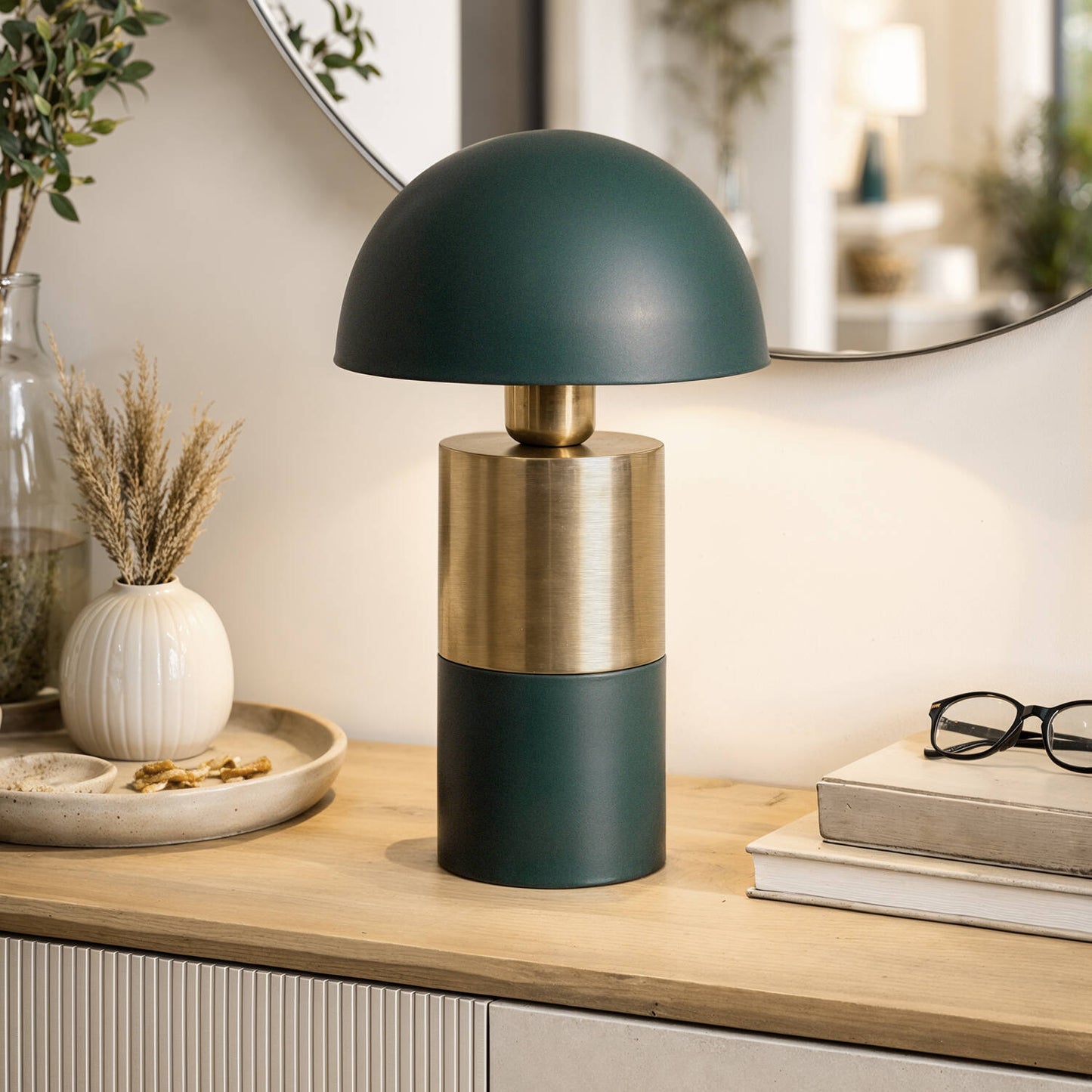 Lámpara de Mesa Metal Tanev Lis
