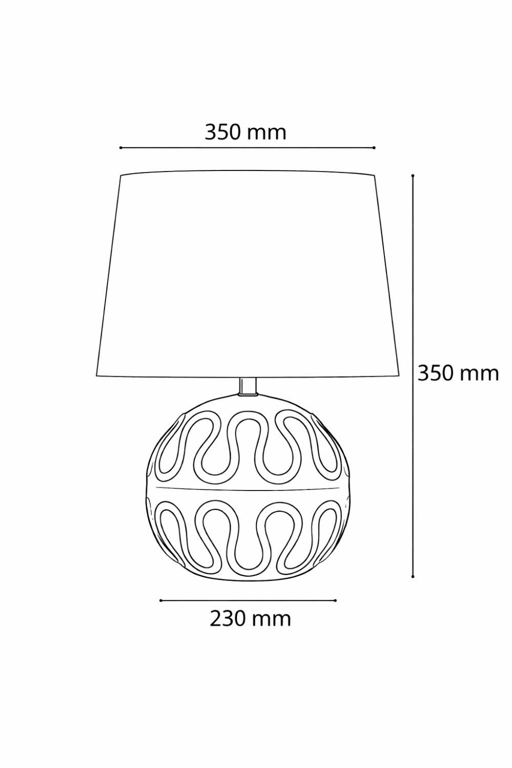 Lámpara de Mesa Metal Naksh ILUZZIA
