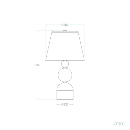 Lámpara de Mesa Metal Pekia Bougy