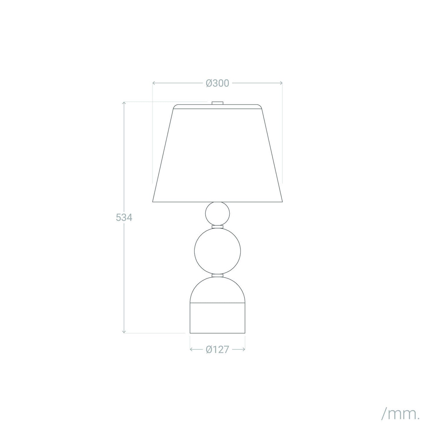 Lámpara de Mesa Metal Pekia Bougy