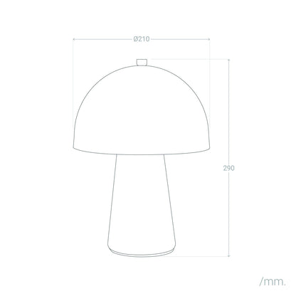 Lámpara de Mesa Metal Quinga