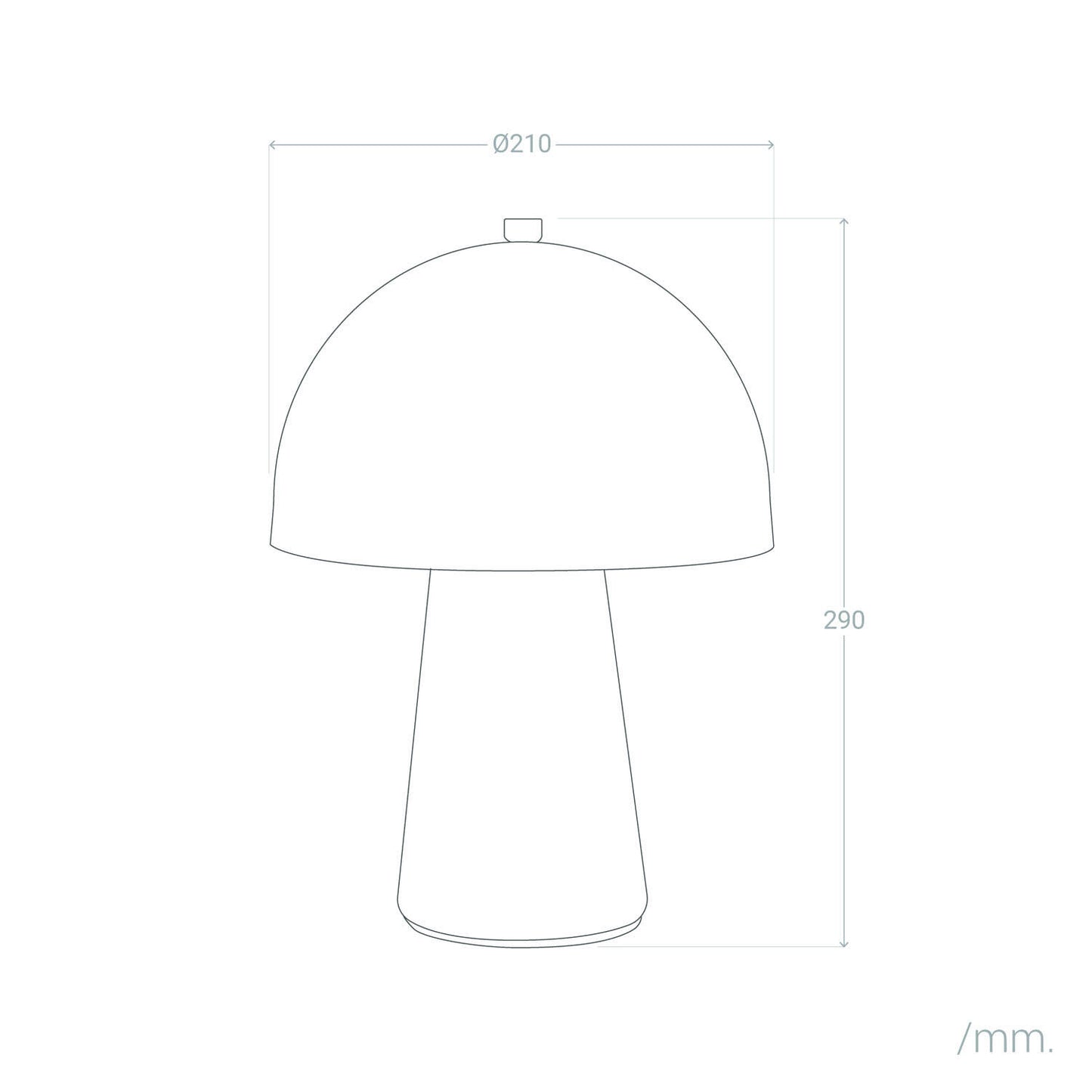 Lámpara de Mesa Metal Quinga