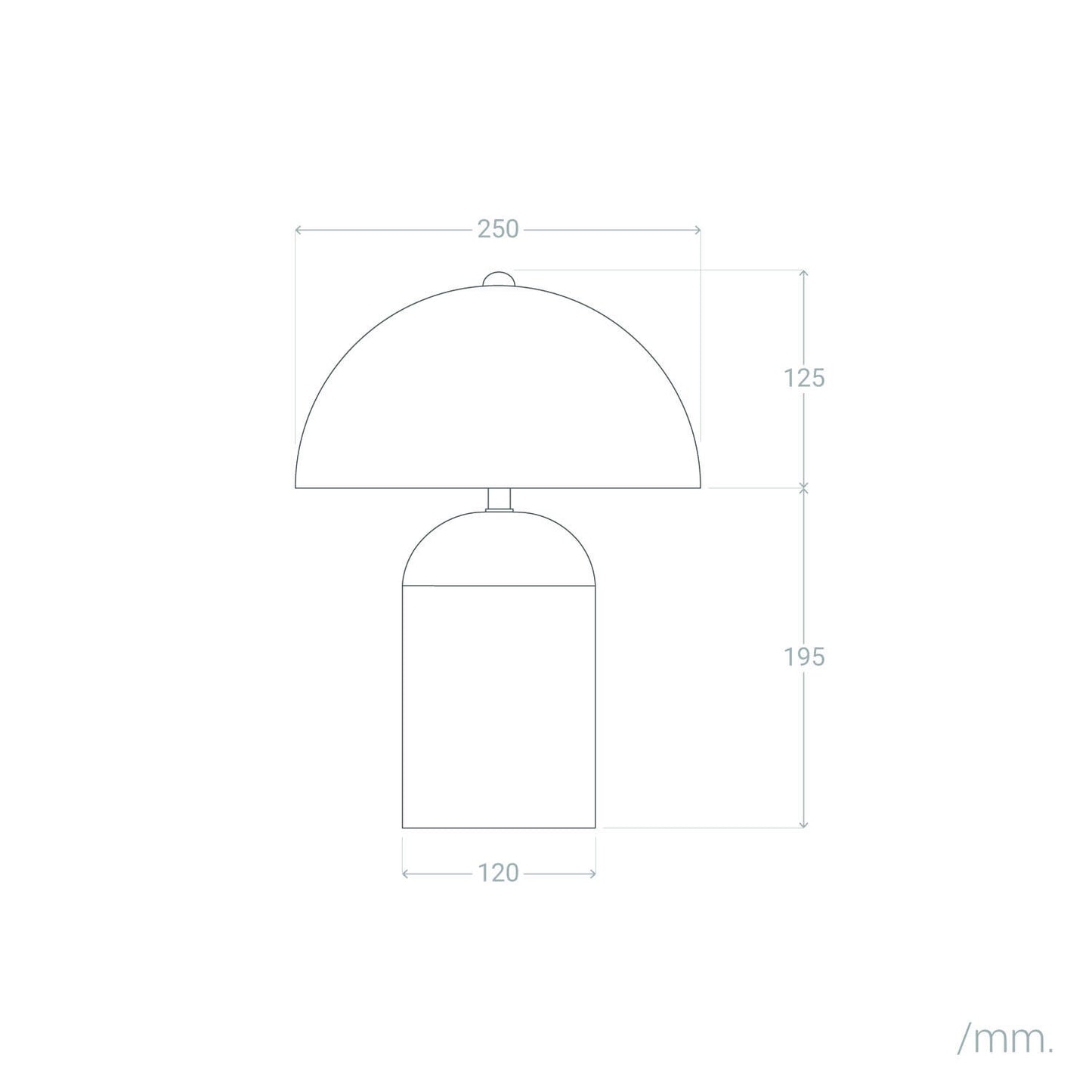 Lámpara de Mesa Metal Slink