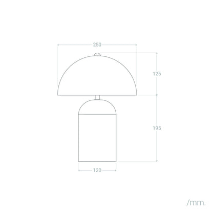 Lámpara de Mesa Metal Slink