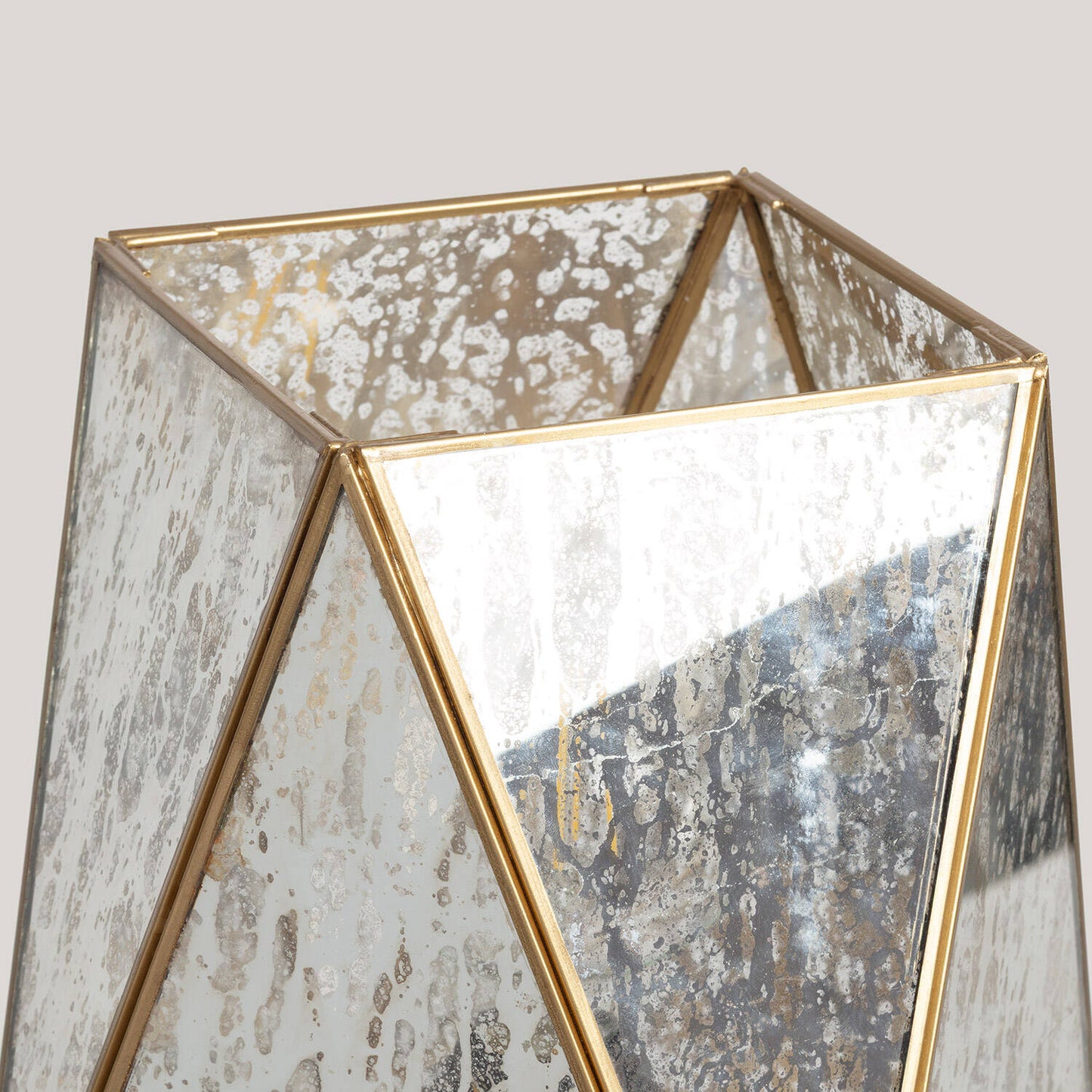 Lámpara de Mesa Metal y Cristal Mattina ILUZZIA