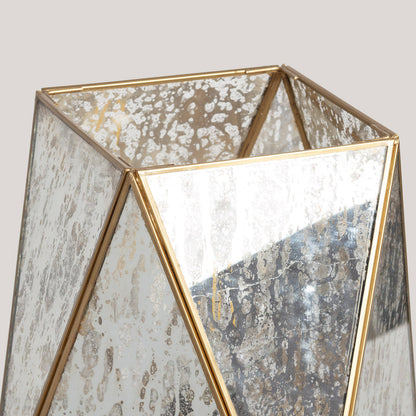Lámpara de Mesa Metal y Cristal Mattina ILUZZIA