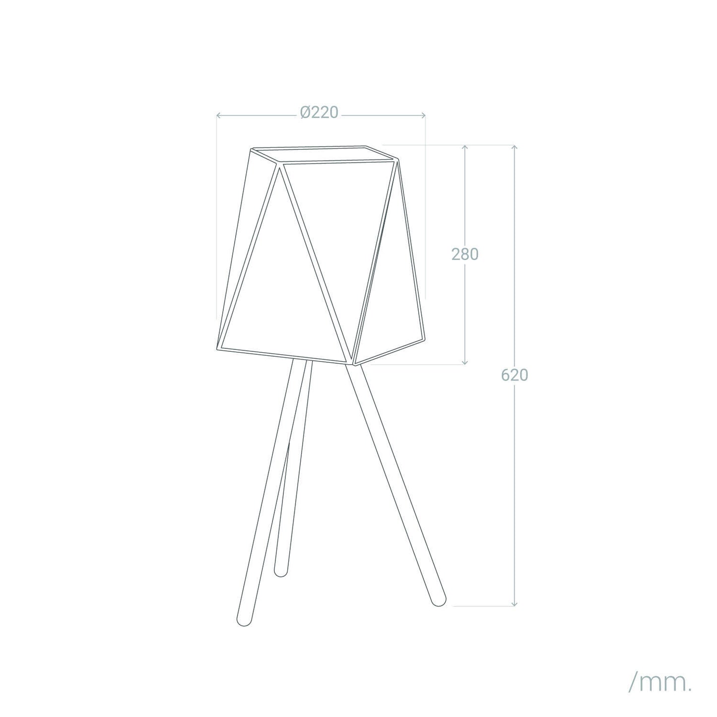 Lámpara de Mesa Metal y Cristal Mattina ILUZZIA