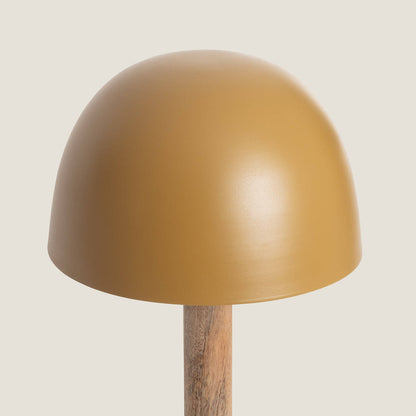 Lámpara de Mesa Metal y Madera Mallavi