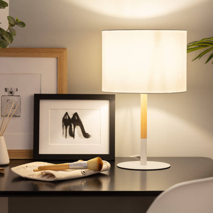 Lámpara de Mesa Metal y Madera Silinda WiFi con Regulador