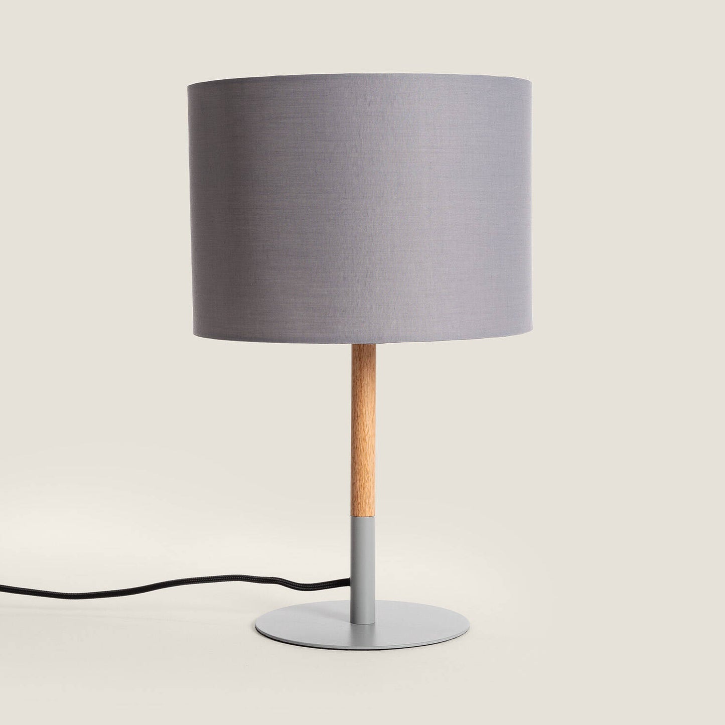 Lámpara de Mesa Metal y Madera Silinda WiFi con Regulador
