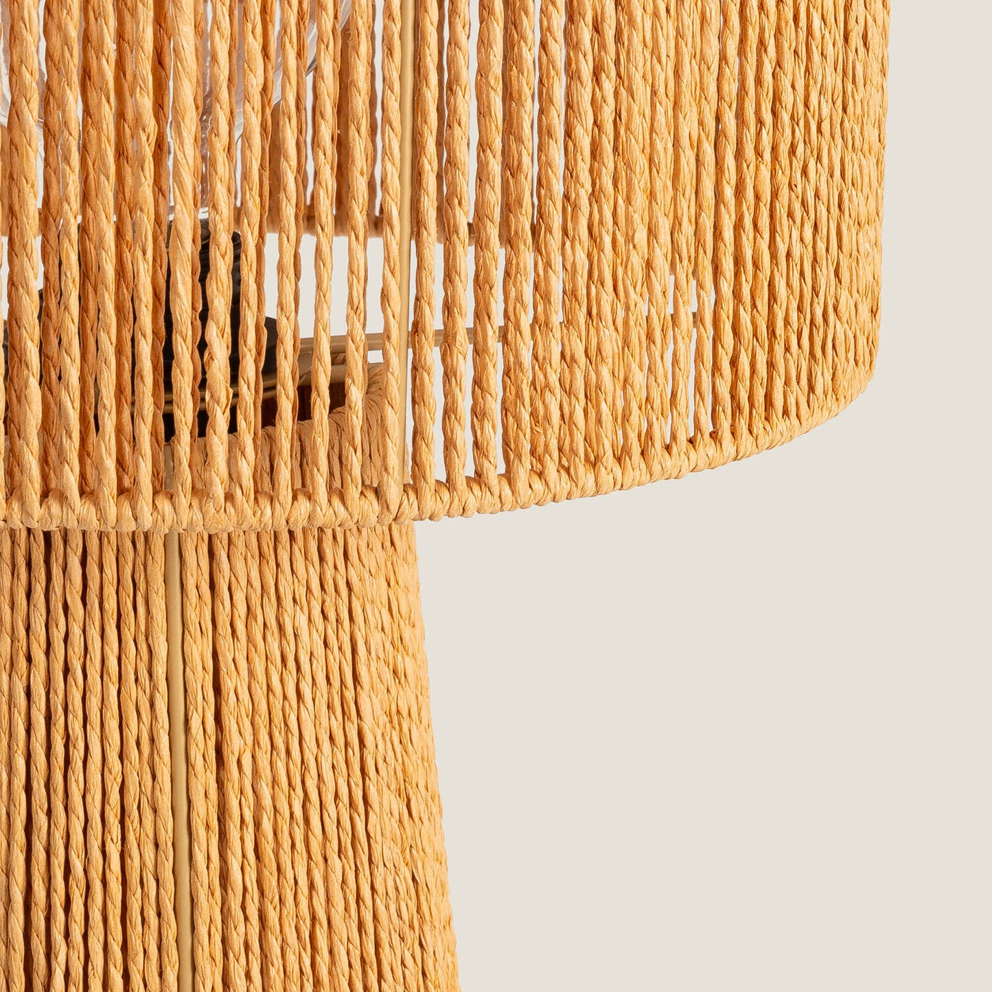 Lámpara de Mesa Papel Trenzado Kala Lilium