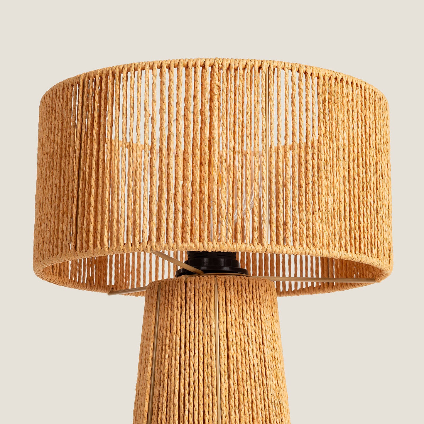 Lámpara de Mesa Papel Trenzado Kala Lilium