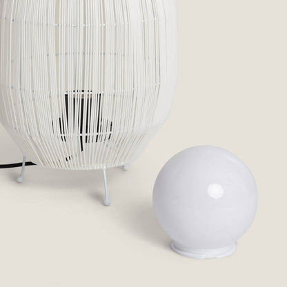 Lámpara de Mesa para Exterior Ratán Annecy